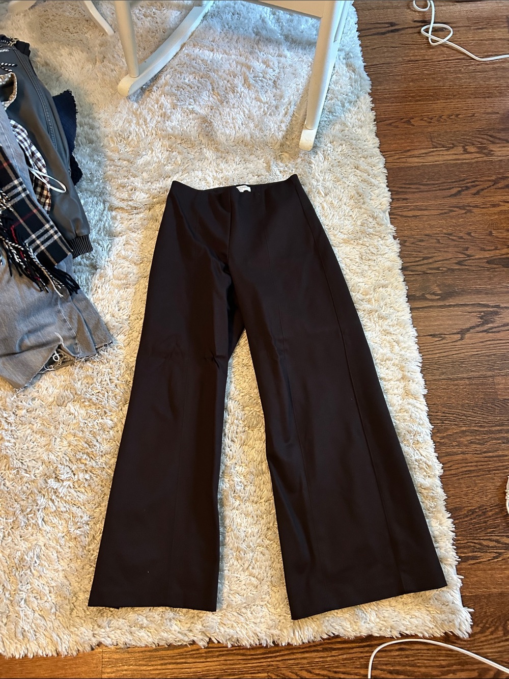 Women's Black Wide-Leg Pants
